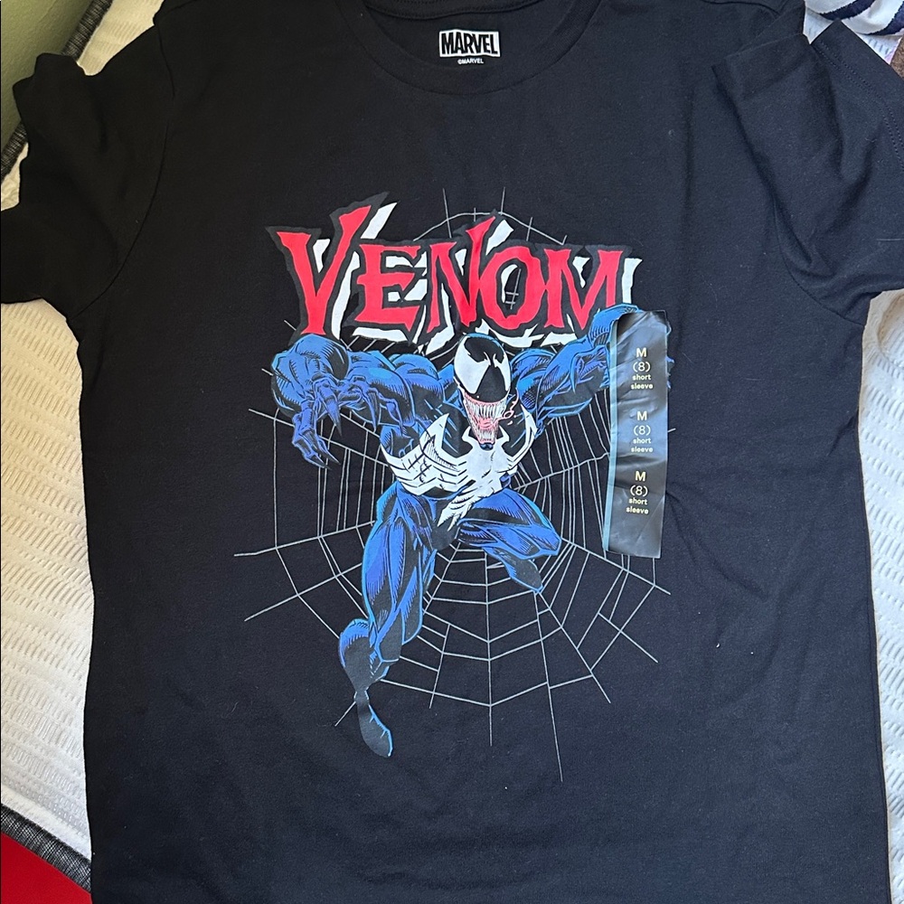 Marvel Venom Graphic Tee Sz 8. Nwt
